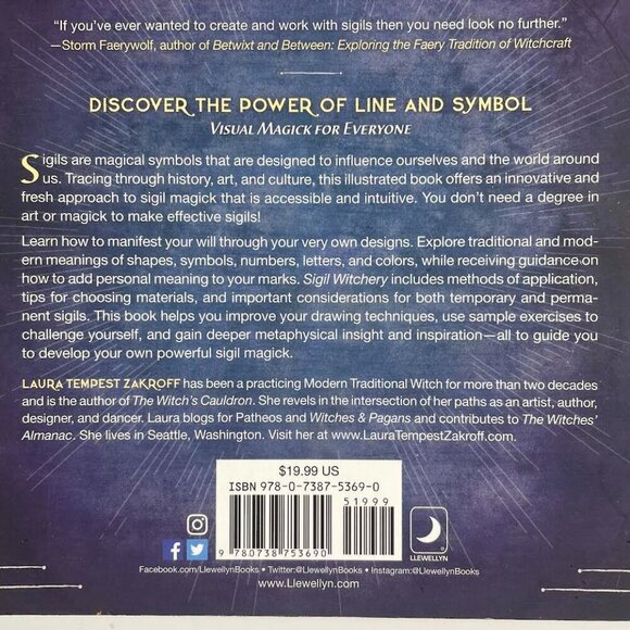 ๐ 3/$25 Sigel Witchery by Laura Tempest Zakroff | Paperback - Picture 6 of 6
